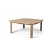 GOMMAIRE Outdoor | Organic Living Square Table Miguel | Teak Natural Grey