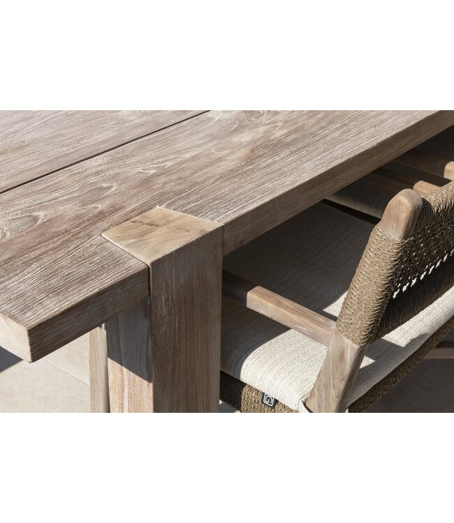 GOMMAIRE Outdoor Meubels | Organic Living Mesa Maximus | Teca gris natural