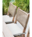 GOMMAIRE Outdoor Meubels | Organic Living Stol Fiona | Teak Naturgrå / PE-flettet antikk marihuana