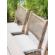 GOMMAIRE Outdoor | Organic Living Chair Fiona | Teak Natural Grey / PE Wicker Antique Weed