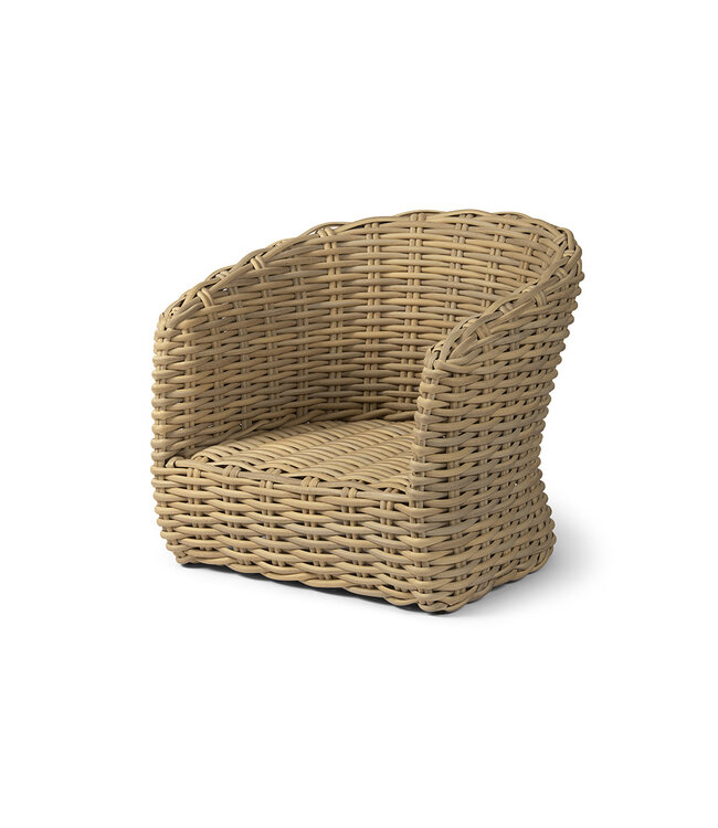 GOMMAIRE Outdoor Meubels | Organic Living Lenestol Feline | CL PE Flettet Naturfarget