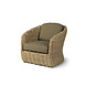 GOMMAIRE Outdoor Meubels | Organic Living Easy Chair Feline | CL PE Wicker Natural