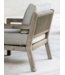 GOMMAIRE Outdoor Meubels | Organic Living Poltrona monoposto Mario | Teak grigio naturale / Corda