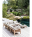 GOMMAIRE Outdoor Meubels | Organic Living Corner Copenhague | Teak Natural Grey