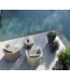 GOMMAIRE Outdoor Meubels | Organic Living Poltrona Easy Chair Feline | CL PE Vimini Naturale
