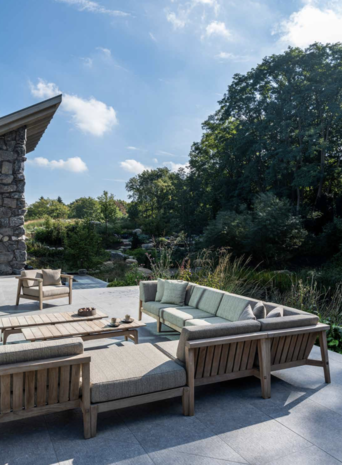 GOMMAIRE Outdoor | Organic Living Centre de Copenhague | Teck Gris Naturel