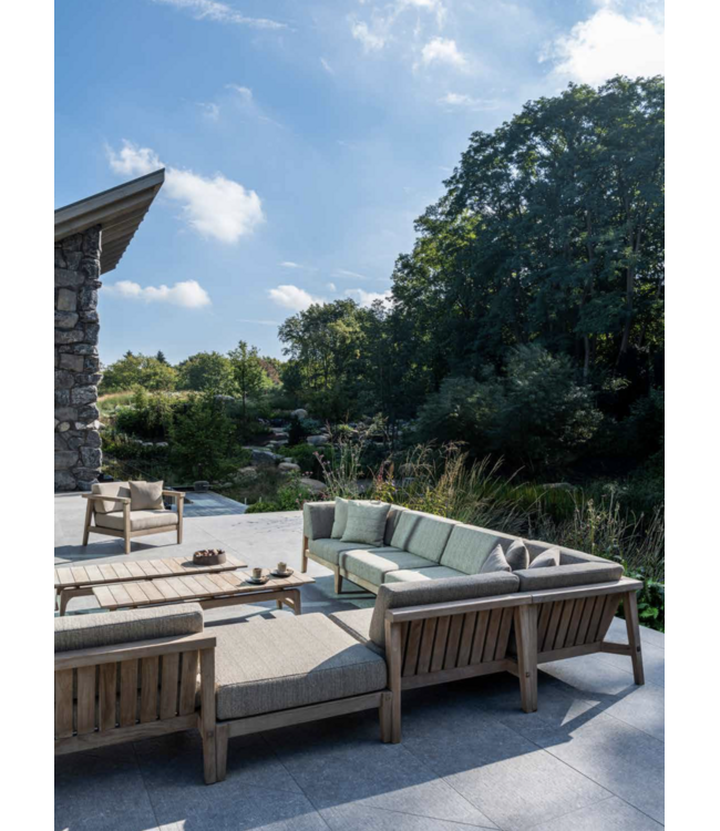 GOMMAIRE Outdoor Meubels | Organic Living Center Copenhague | Teak Natural Grey