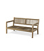 GOMMAIRE Outdoor Meubels | Organic Living Mario de 2 plazas | Teca gris natural / Cuerda