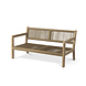 GOMMAIRE Outdoor | Organic Living Canapé 2 places Mario | Teck gris naturel / Corde