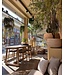 GOMMAIRE Outdoor Meubels | Organic Living Tavolo da bar Dennis Large | Teak riciclato grigio naturale