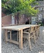 GOMMAIRE Outdoor Meubels | Organic Living Tavolo Jacob grande | Teak riciclato grigio naturale