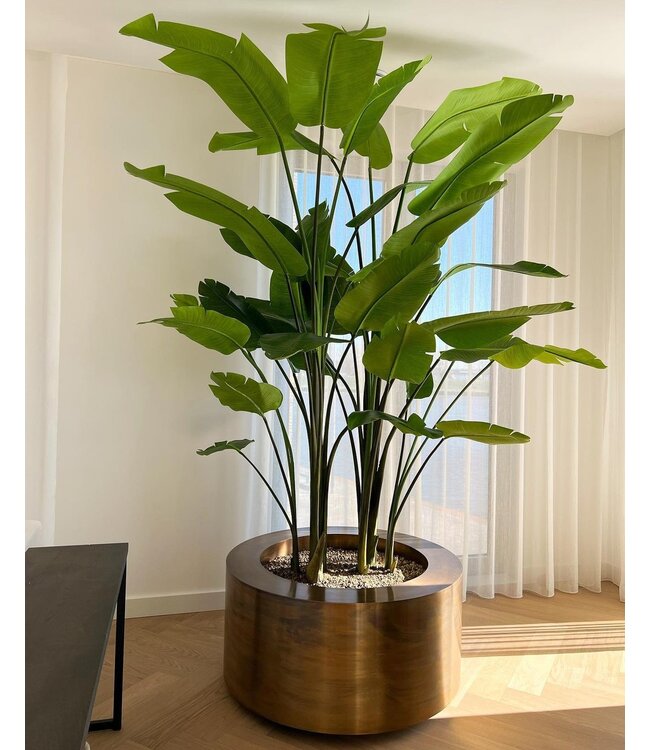 Royal Botania Cuprum rund plantekasse Ø 90 cm