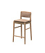 GOMMAIRE Outdoor Meubels | Organic Living Barstol Jared | Teak Naturgrå / PE-flettet antikk marihuana