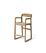 GOMMAIRE Outdoor Meubels | Organic Living Barhocker Sally | Teakholz Naturgrau