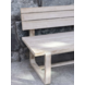 GOMMAIRE Outdoor | Organic Living Panchina da parco Oslo piccola | Teak grigio naturale