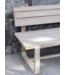 GOMMAIRE Outdoor Meubels | Organic Living Panchina da parco Oslo grande | Teak grigio naturale