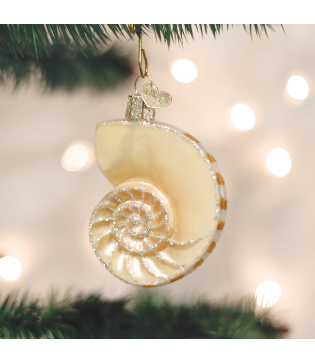 Old World Christmas Nautilus Schelp | Kerst ornament