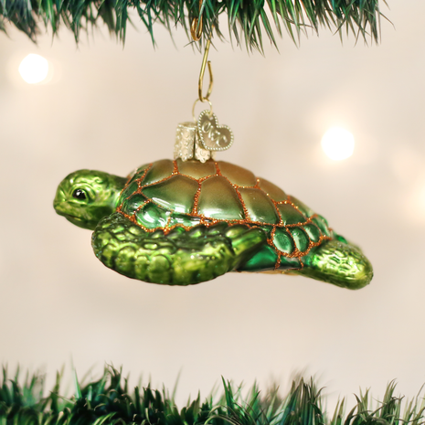 Old World Christmas Green Sea Turtle | Christmas ornament Old World Christmas Green Sea Turtle | Christmas ornament