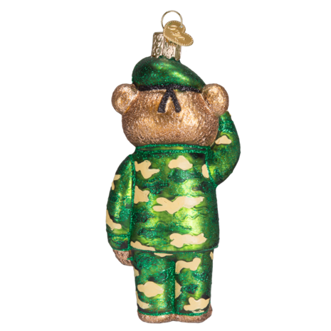 Old World Christmas Army Beer | Christmas ornament Old World Christmas Army Beer | Christmas ornament