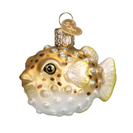 Old World Christmas pez globo | Decoración navideña Old World Christmas pez globo | Decoración navideña