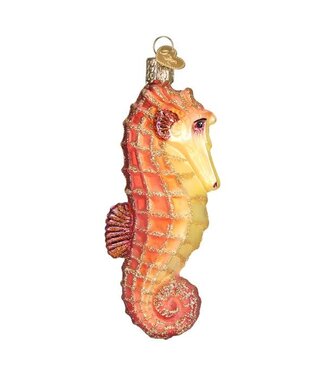 Old World Christmas Oranje Zeepaardje | Kerst ornament