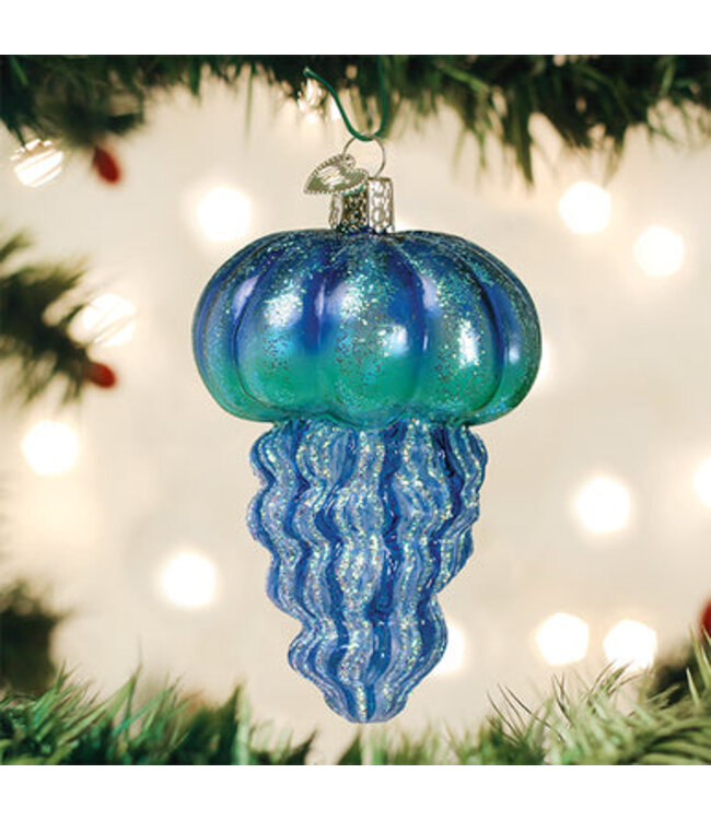 Old World Christmas Medusa Blu | Ornamento di Natale