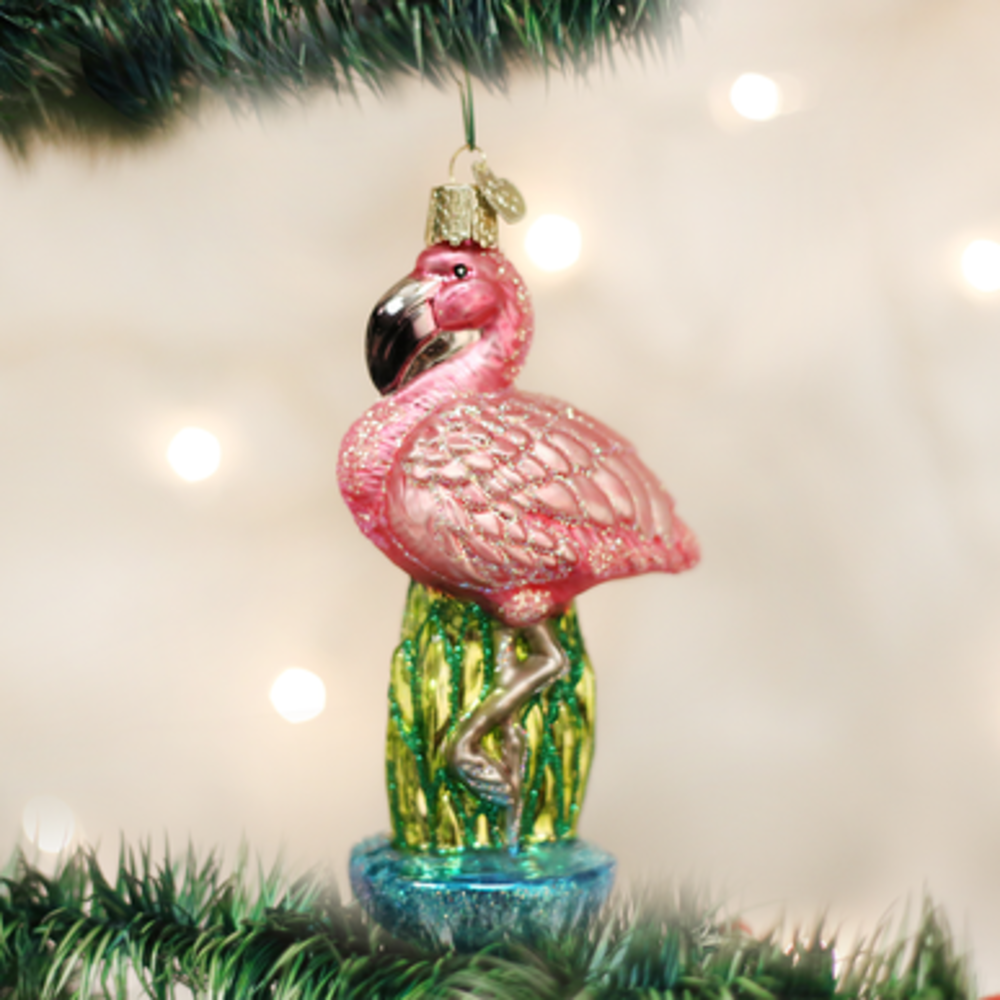 Old World Christmas Flamingo | julepynt Old World Christmas Flamingo | julepynt