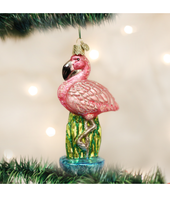 Old World Christmas Flamingo | Christmas ornament