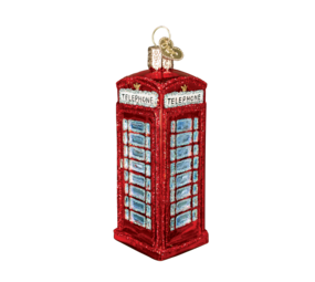 Old World Christmas English Telephone Booth | Christmas ornament Old World Christmas English Telephone Booth | Christmas ornament