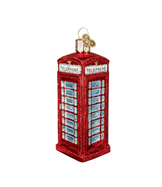 Old World Christmas Englische Telefonzelle | Weihnachtsschmuck