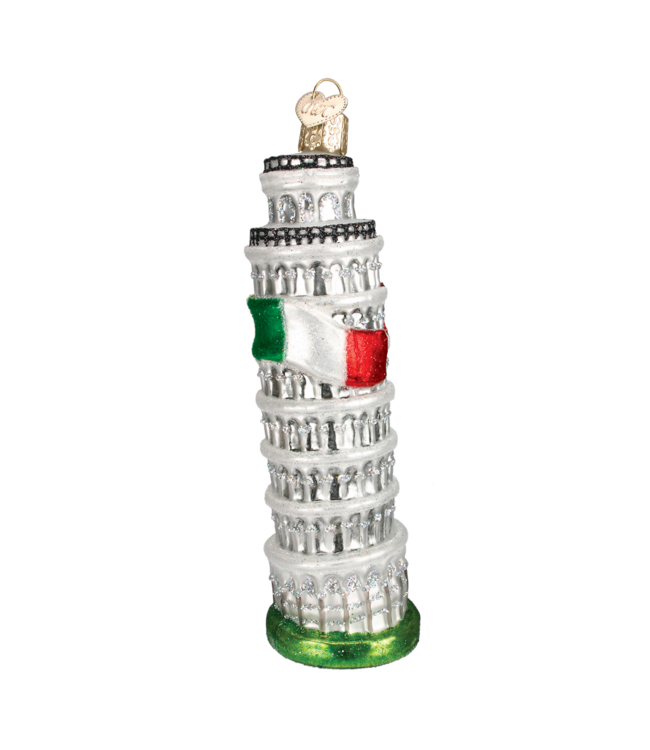 Old World Christmas Torre di Pisa | Ornamento di Natale