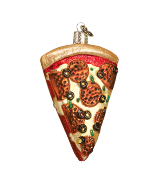 Old World Christmas Pizza slice | Christmas ornament