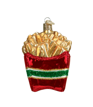 Old World Christmas Papas fritas | Decoración navideña
