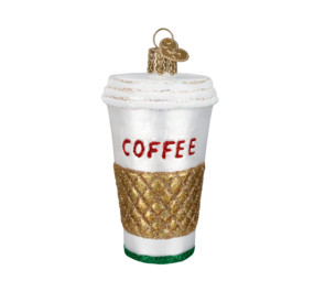 Old World Christmas Coffee To Go | Christmas ornament Old World Christmas Coffee To Go | Christmas ornament