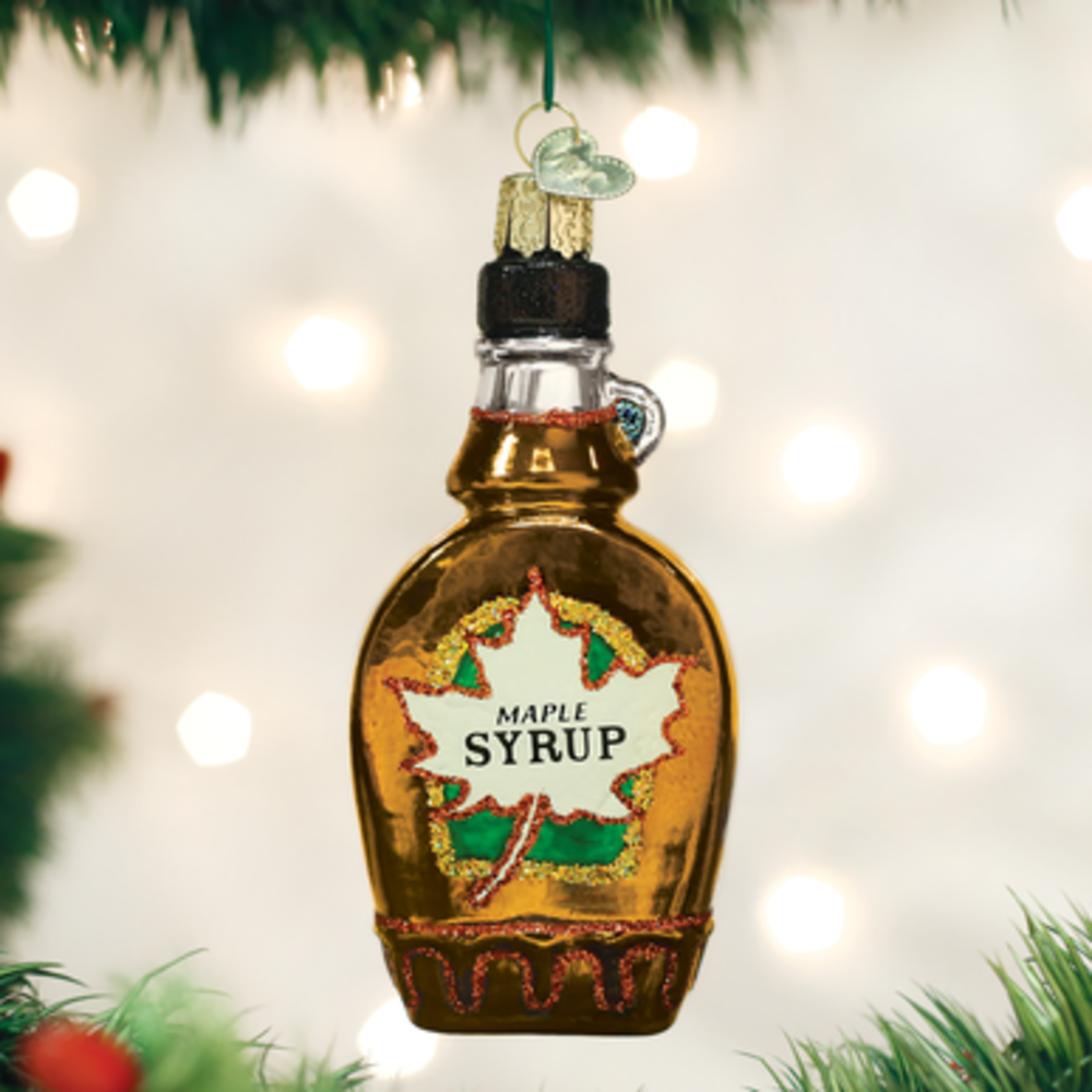 Old World Christmas Maple syrup | Christmas ornament