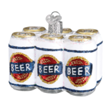 Old World Christmas Six Pack Beer | julepynt