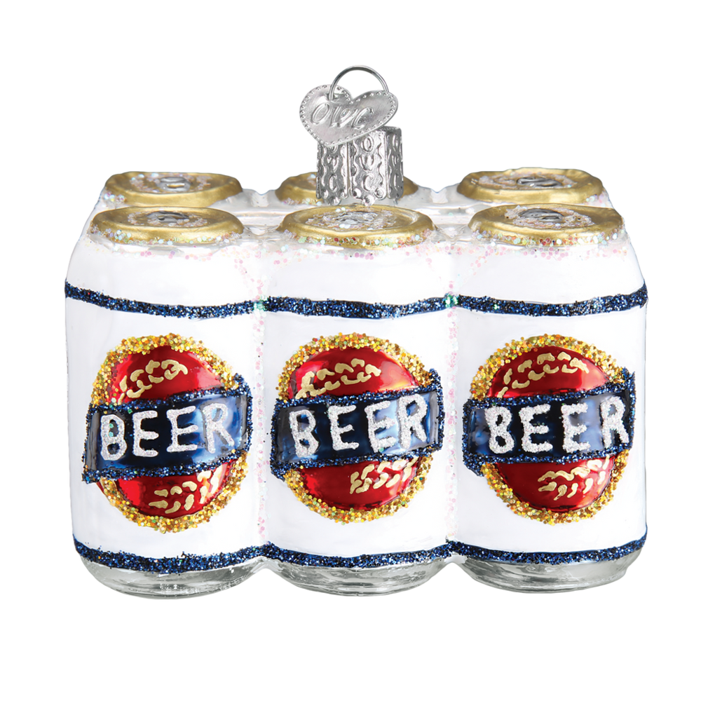 Old World Christmas Six Pack Beer | Christmas ornament Old World Christmas Six Pack Beer | Christmas ornament