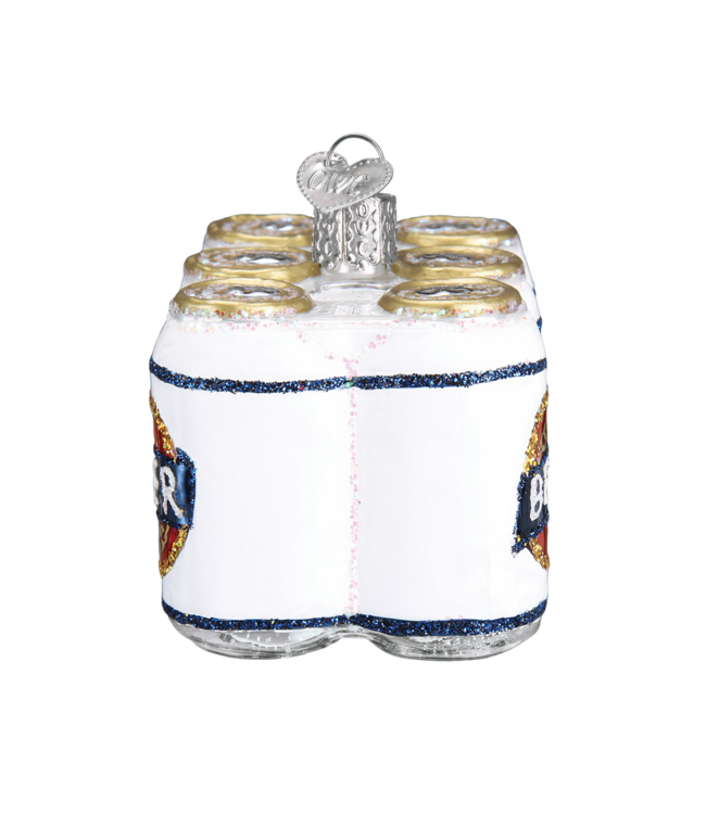 Old World Christmas Six Pack Beer | julepynt