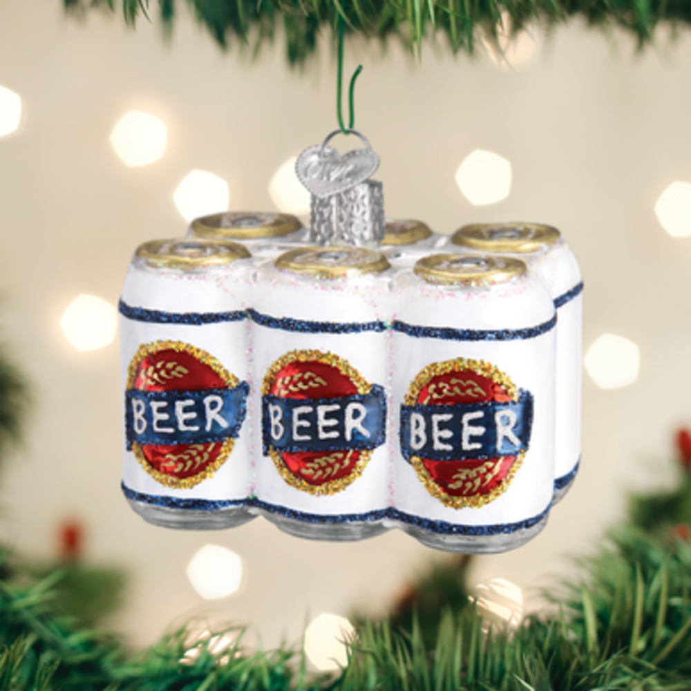 Old World Christmas Six Pack Beer | Christmas ornament Old World Christmas Six Pack Beer | Christmas ornament