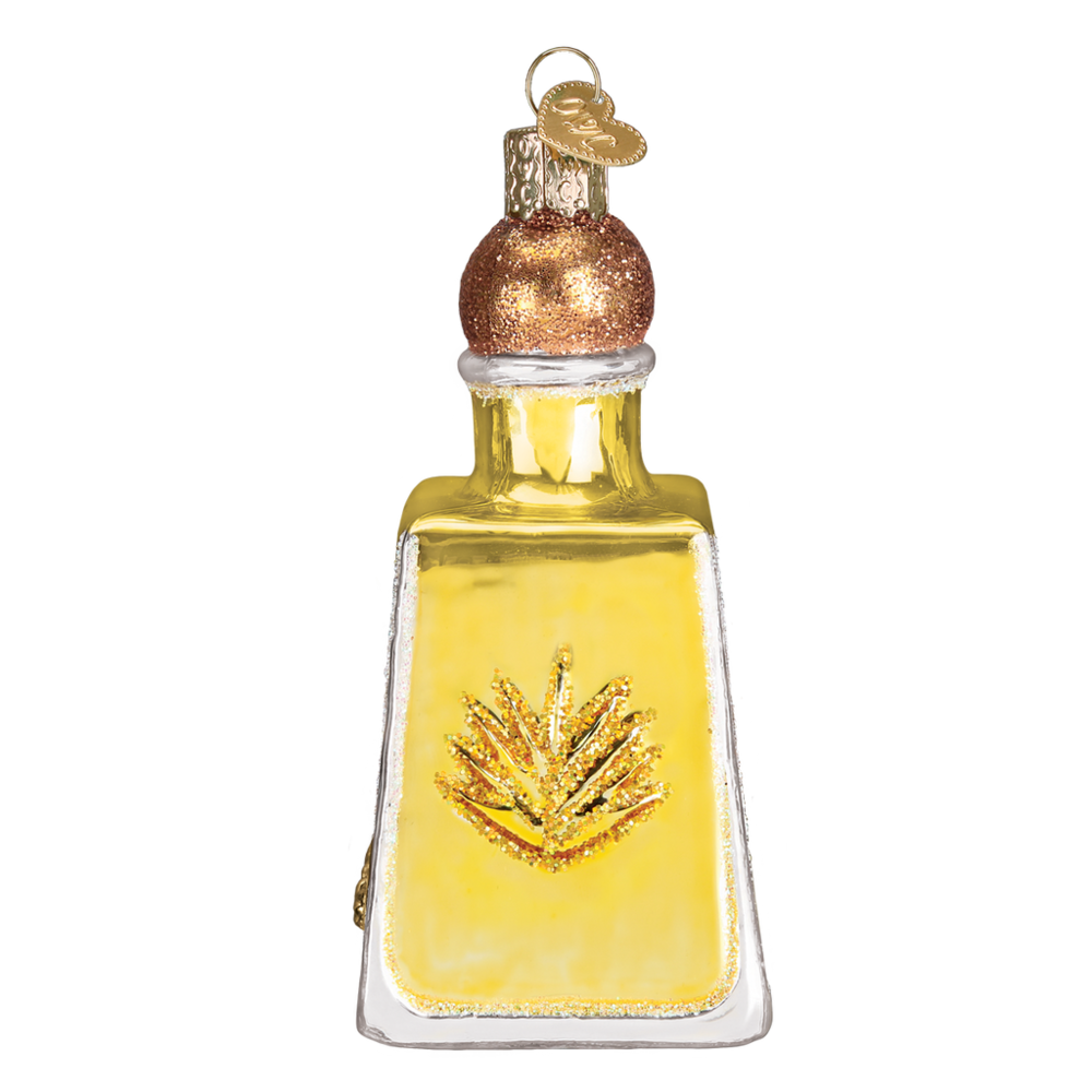 Old World Christmas Tequila Bottle | Christmas ornament Old World Christmas Tequila Bottle | Christmas ornament