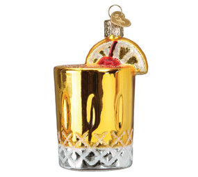 Old World Christmas Whisky amargo | Decoración navideña Old World Christmas Whisky amargo | Decoración navideña