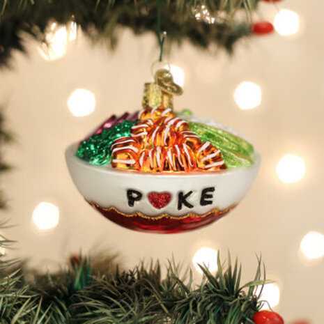 Old World Christmas Poké Bowl | Decoración navideña Old World Christmas Poké Bowl | Decoración navideña