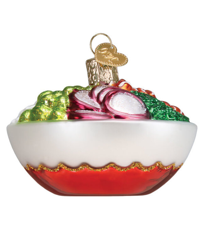 Old World Christmas Poké Bowl | Decoración navideña
