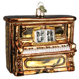 Old World Christmas Upright Piano Bruin | Kerst ornament