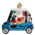 Carro de golf Papá Noel | Decoración navideña Carro de golf Papá Noel | Decoración navideña