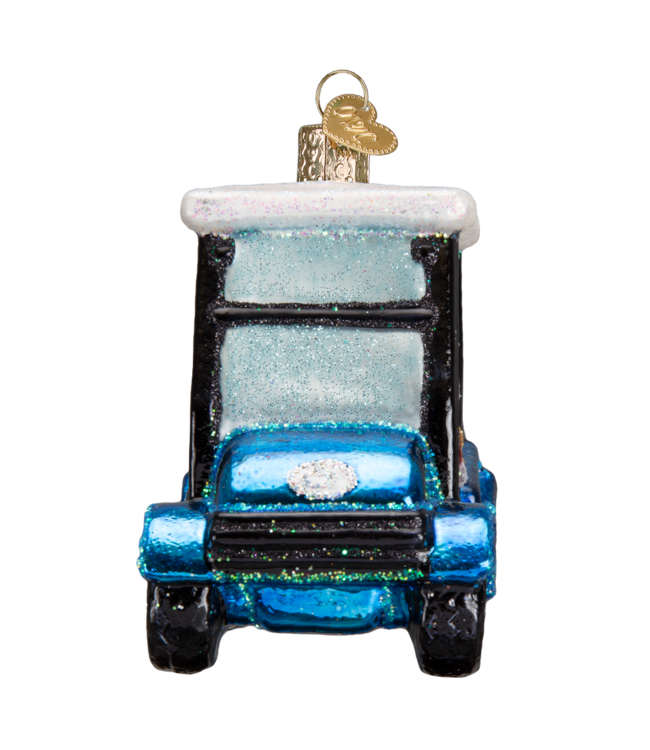 Old World Christmas Golfwagen Weihnachtsmann | Weihnachtsschmuck