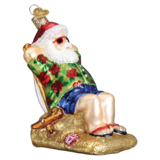 Old World Christmas Sunning Santa | Christmas ornament