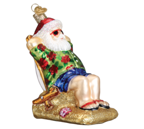 Old World Christmas Père Noël ensoleillé | décoration de Noël Old World Christmas Père Noël ensoleillé | décoration de Noël