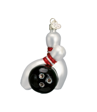 Old World Christmas Palla da bowling e birilli | Ornamento di Natale