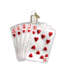 Old World Christmas Royal Flush Poker | Christmas ornament